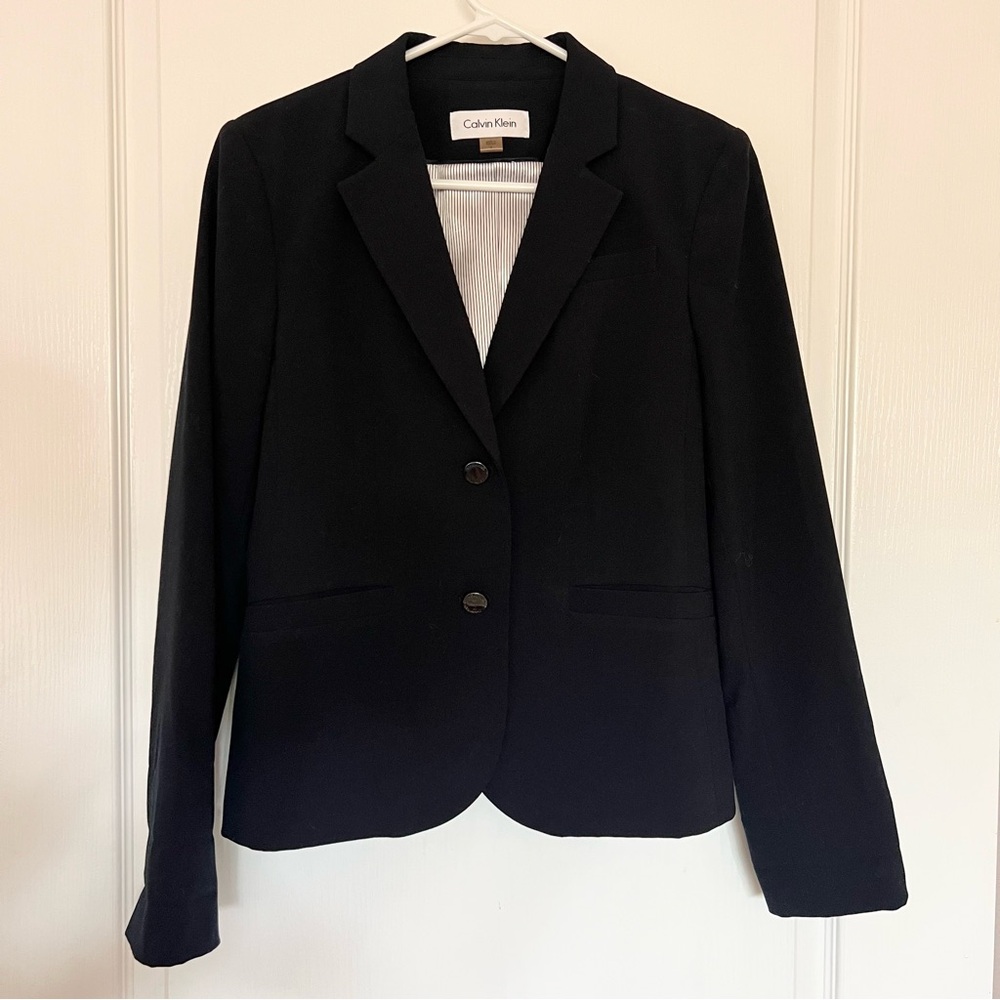 Calvin Klein Women's Navy Blazer